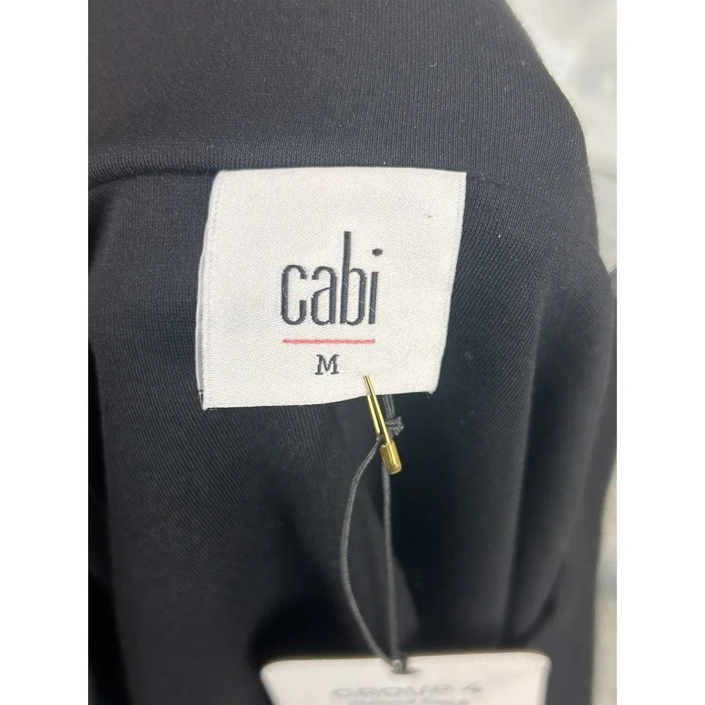 Cabi Women's Black Medium Satin Midi Skirt